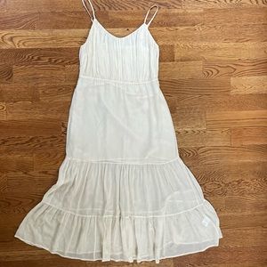 Joie off white chiffon dress